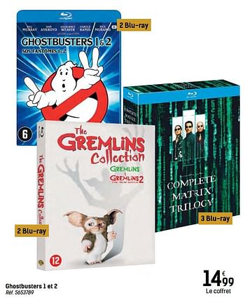 Promotions Ghostbusters 1 et 2 - Produit maison - Carrefour  - Valide de 24/11/2017 à 24/12/2017 chez Carrefour