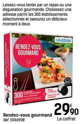 Promotions Rendez-vous gourmand - Vivabox - Valide de 24/11/2017 à 24/12/2017 chez Carrefour