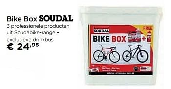 Promoties Bike box soudal - Soudal - Geldig van 24/11/2017 tot 31/12/2017 bij Molecule