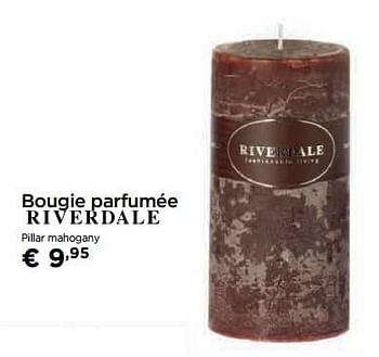 Promotions Bougie parfumée riverdale pillar mahogany - Riverdale - Valide de 24/11/2017 à 31/12/2017 chez Molecule