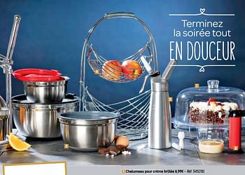 Promotions Chalumeau pour crème brûlée - Produit maison - Carrefour  - Valide de 24/11/2017 à 24/12/2017 chez Carrefour