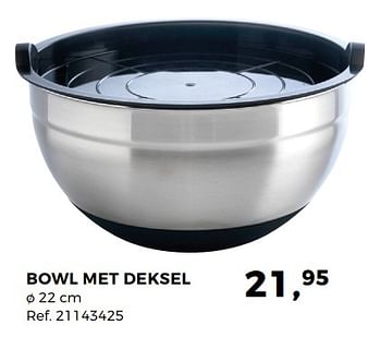 Promoties Bowl met deksel - Huismerk - Supra Bazar - Geldig van 05/12/2017 tot 09/01/2018 bij Supra Bazar