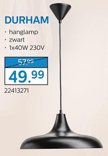 Promoties Durham hanglamp - Philips - Geldig van 05/12/2017 tot 09/01/2018 bij Supra Bazar