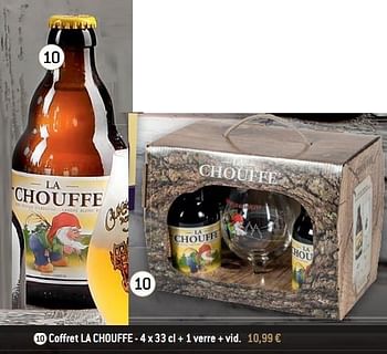 Promotions Coffret la chouffe - Chouffe - Valide de 22/11/2017 à 01/01/2018 chez Match
