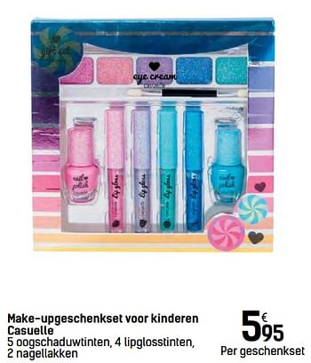 Promoties Make-upgeschenkset voor kinderen casuelle - Casuelle - Geldig van 24/11/2017 tot 24/12/2017 bij Carrefour