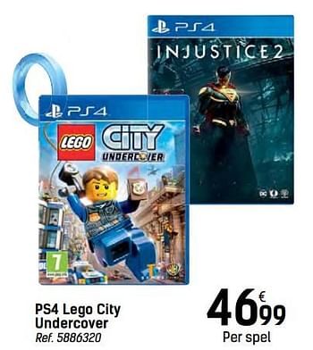 Promoties Ps4 lego city undercover - Warner Brothers Interactive Entertainment - Geldig van 24/11/2017 tot 24/12/2017 bij Carrefour