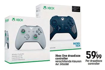 Promoties Xbox one draadloze controller - Microsoft - Geldig van 24/11/2017 tot 24/12/2017 bij Carrefour
