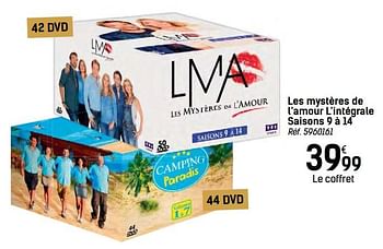 Promoties Les mystéres de l`amour l`intégrale saisons 9 á 14 - Huismerk - Carrefour  - Geldig van 24/11/2017 tot 24/12/2017 bij Carrefour