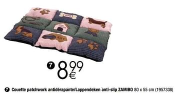 Promoties Couette patchwork antidérapante-lappendeken anti-slip zamibo - Zamibo - Geldig van 28/11/2017 tot 24/12/2017 bij Cora