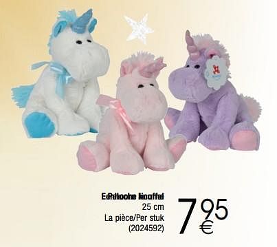 Peluche licorne clearance cora