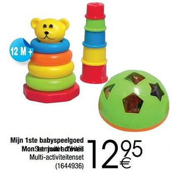 Promoties Mijn 1ste babyspeelgoed mon 1er jouet d`éveil - Huismerk - Cora - Geldig van 28/11/2017 tot 24/12/2017 bij Cora