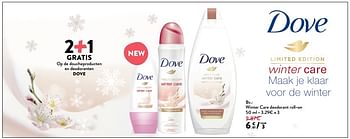 Promoties Winter care deodorant roll-on - Dove - Geldig van 29/11/2017 tot 19/12/2017 bij DI