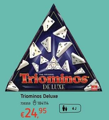 Promoties Triominos deluxe - Goliath - Geldig van 13/12/2017 tot 30/12/2017 bij Dreamland