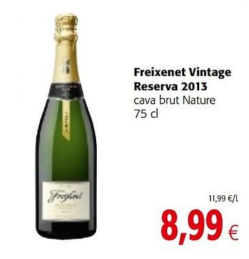 Promoties Freixenet vintage reserva 2013 - Freixenet - Geldig van 29/11/2017 tot 12/12/2017 bij Colruyt