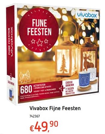 Promoties Vivabox fijne feesten - Vivabox - Geldig van 13/12/2017 tot 30/12/2017 bij Dreamland