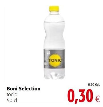 Promoties Boni selection tonic - Boni - Geldig van 29/11/2017 tot 12/12/2017 bij Colruyt
