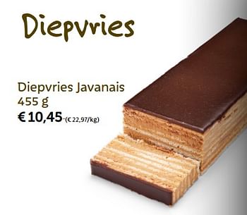 Promotions Diepvries javanais - Produit maison - Aveve - Valide de 19/11/2017 à 09/12/2017 chez Aveve