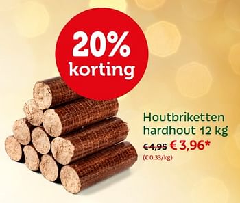 Promoties Houtbriketten hardhout - Huismerk - Aveve - Geldig van 19/11/2017 tot 09/12/2017 bij Aveve