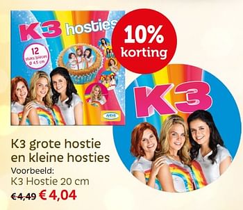 Promoties K3 hostie - K3 - Geldig van 19/11/2017 tot 09/12/2017 bij Aveve
