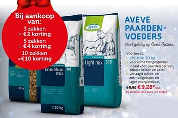 Promoties Light mix - Huismerk - Aveve - Geldig van 19/11/2017 tot 09/12/2017 bij Aveve