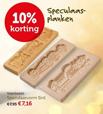 Promoties Speculaasvorm sint - Huismerk - Aveve - Geldig van 19/11/2017 tot 09/12/2017 bij Aveve