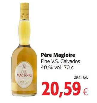Promoties Père magloire fine v.s. calvados - Pere Magloire - Geldig van 29/11/2017 tot 12/12/2017 bij Colruyt