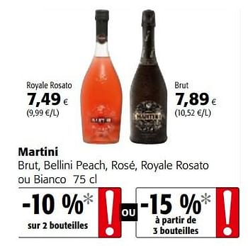 Promotions Martini royale rosato - Martini - Valide de 29/11/2017 à 12/12/2017 chez Colruyt