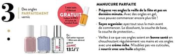 Promoties Gel setter topcoat + mini soin abricot gratuit - Essie - Geldig van 29/11/2017 tot 19/12/2017 bij DI