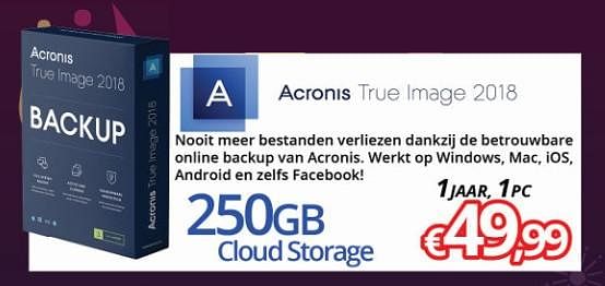 best deal on acronis true image 2018