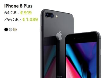 Promoties Apple iphone 8 plus - Apple - Geldig van 30/11/2017 tot 06/01/2018 bij Switch