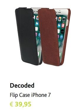 Promotions Decoded flip case iphone 7 - Decoded - Valide de 30/11/2017 à 06/01/2018 chez Switch