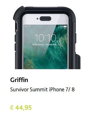Promoties Griffin survivor summit iphone 7- 8 - Griffin - Geldig van 30/11/2017 tot 06/01/2018 bij Switch