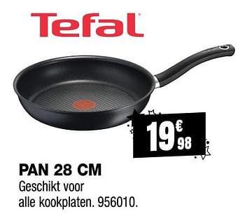 Promoties Pan 28 cm - Tefal - Geldig van 30/11/2017 tot 17/12/2017 bij Electro Depot