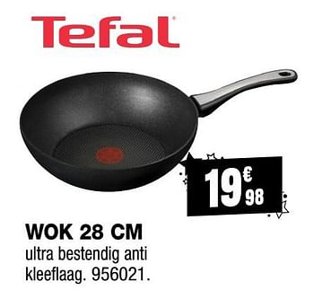 Promoties Wok 28 cm - Tefal - Geldig van 30/11/2017 tot 17/12/2017 bij Electro Depot