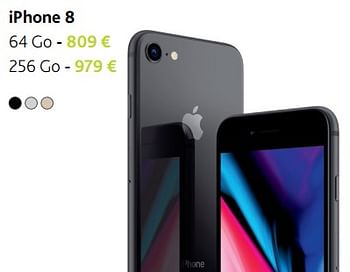 Promotions Apple iphone 8 64 go - Apple - Valide de 30/11/2017 à 06/01/2018 chez Switch