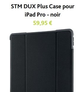 Promoties Apple stm dux plus case pour ipad pro - noir - Apple - Geldig van 30/11/2017 tot 06/01/2018 bij Switch