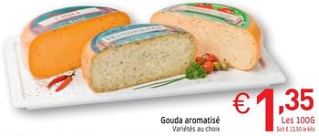 Promotions Gouda aromatisé - Produit maison - Intermarche - Valide de 28/11/2017 à 31/12/2017 chez Intermarche