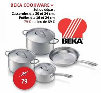 Promotions Beka cookware set de départ - Beka - Valide de 29/11/2017 à 28/12/2017 chez Weba