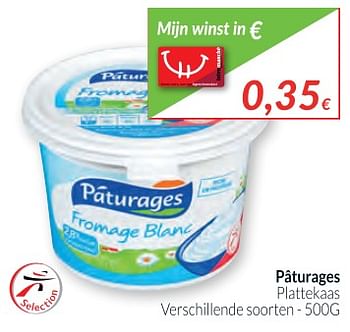 Promoties Pâturages plattekaas - Paturages - Geldig van 01/12/2017 tot 31/12/2017 bij Intermarche