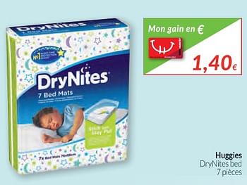 Promoties Huggies drynites bed - Huggies - Geldig van 01/12/2017 tot 31/12/2017 bij Intermarche