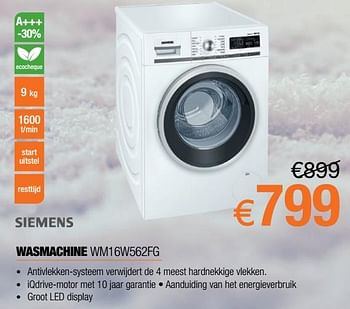 Siemens Siemens wasmachine - Promotie bij Expert