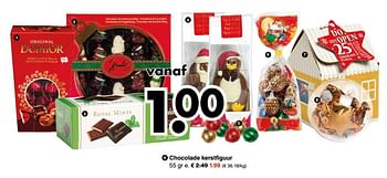 Promoties Chocolade kerstfiguur - Huismerk - Wibra - Geldig van 04/12/2017 tot 16/12/2017 bij Wibra