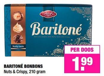 Promoties Baritoné bonbons - Baritoné - Geldig van 04/12/2017 tot 17/12/2017 bij Big Bazar