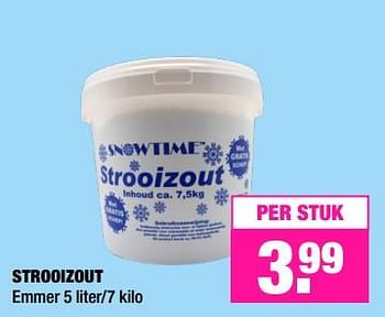 Promoties Strooizout - SnowTime - Geldig van 04/12/2017 tot 17/12/2017 bij Big Bazar