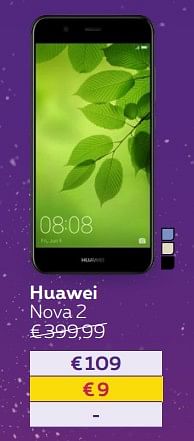Promoties Huawei nova 2 - Huawei - Geldig van 24/11/2017 tot 01/01/2018 bij Proximus