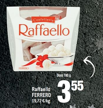 Promoties Raffaello ferrero - Ferrero - Geldig van 06/12/2017 tot 12/12/2017 bij Smatch