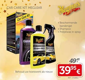 Promoties Car care kit meguiar - meguiar's - Geldig van 03/12/2017 tot 07/01/2018 bij Auto 5