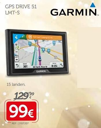 Promoties Garmin gps drive 51 lmt-s - Garmin - Geldig van 03/12/2017 tot 07/01/2018 bij Auto 5