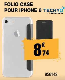 Promotions Techyo folio case pour iphone 6 - Techyo - Valide de 30/11/2017 à 17/12/2017 chez Electro Depot