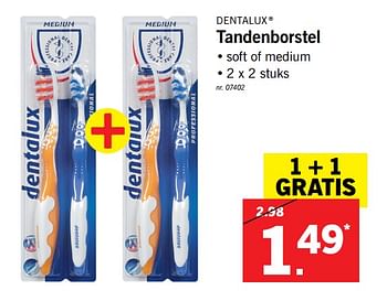 Dentalux Tandenborstel Promotie Lidl